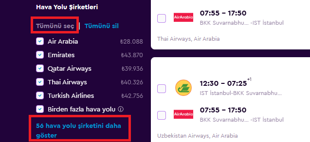 Momondo Alternatif Rotalar ve Küçük Havayolları
