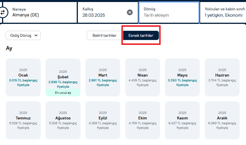 skyscanner en ucuz ay ucak bileti