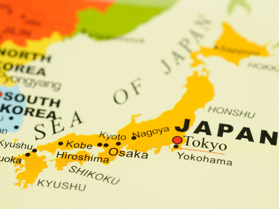 Türkiye Japonya Uçakla Kaç Saat Sürer Japonya haritası